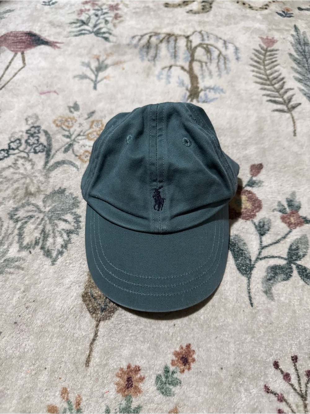 Vintage Polo by Ralph Lauren Green Classic Cotton Baseball Cap infant